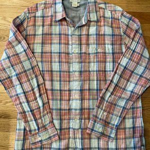 Carbon 2 Cobalt Mens Medium Tall Long Sleeve Casual Shirt